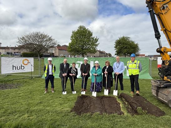 Templehall sod cutting