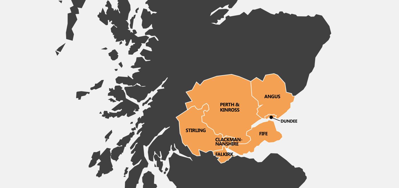 Hub region map